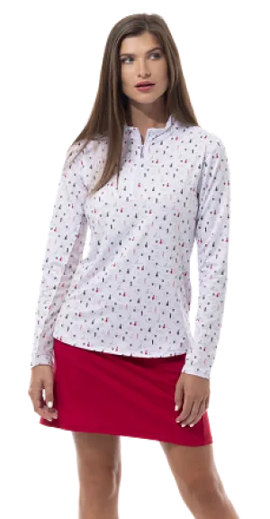 SanSoleil Holiday Mock Neck - Mix and Mingle