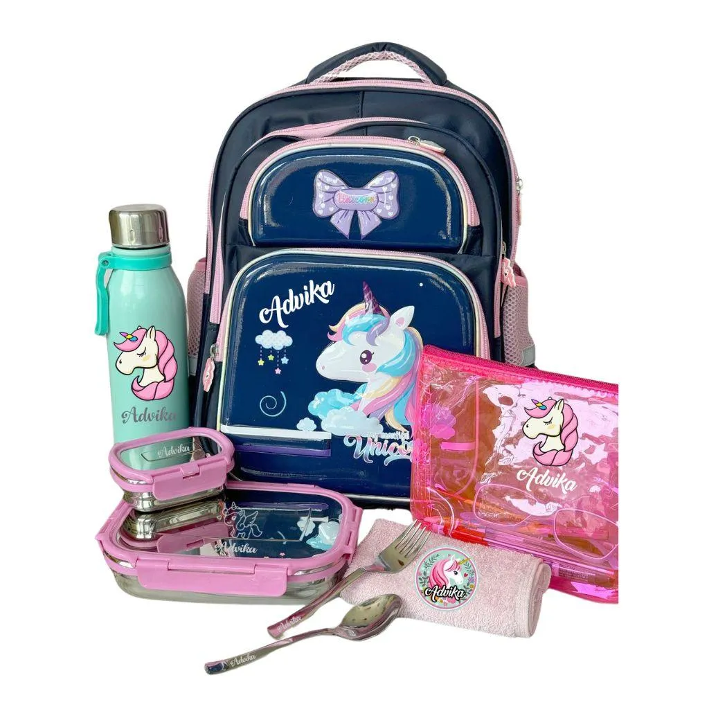 School Bag and essentials Combo - 01