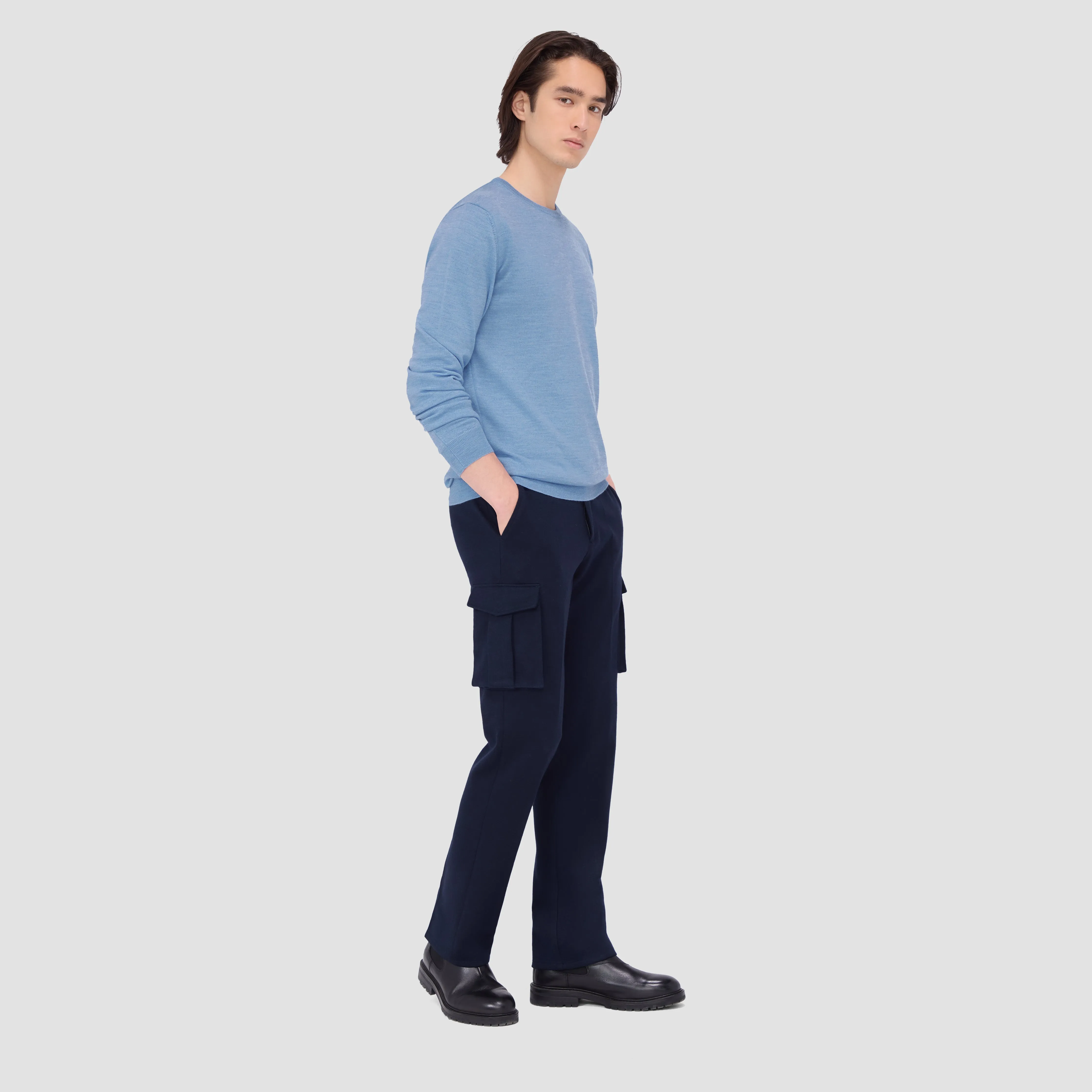 Scott Crew Neck Super Merino Sweater