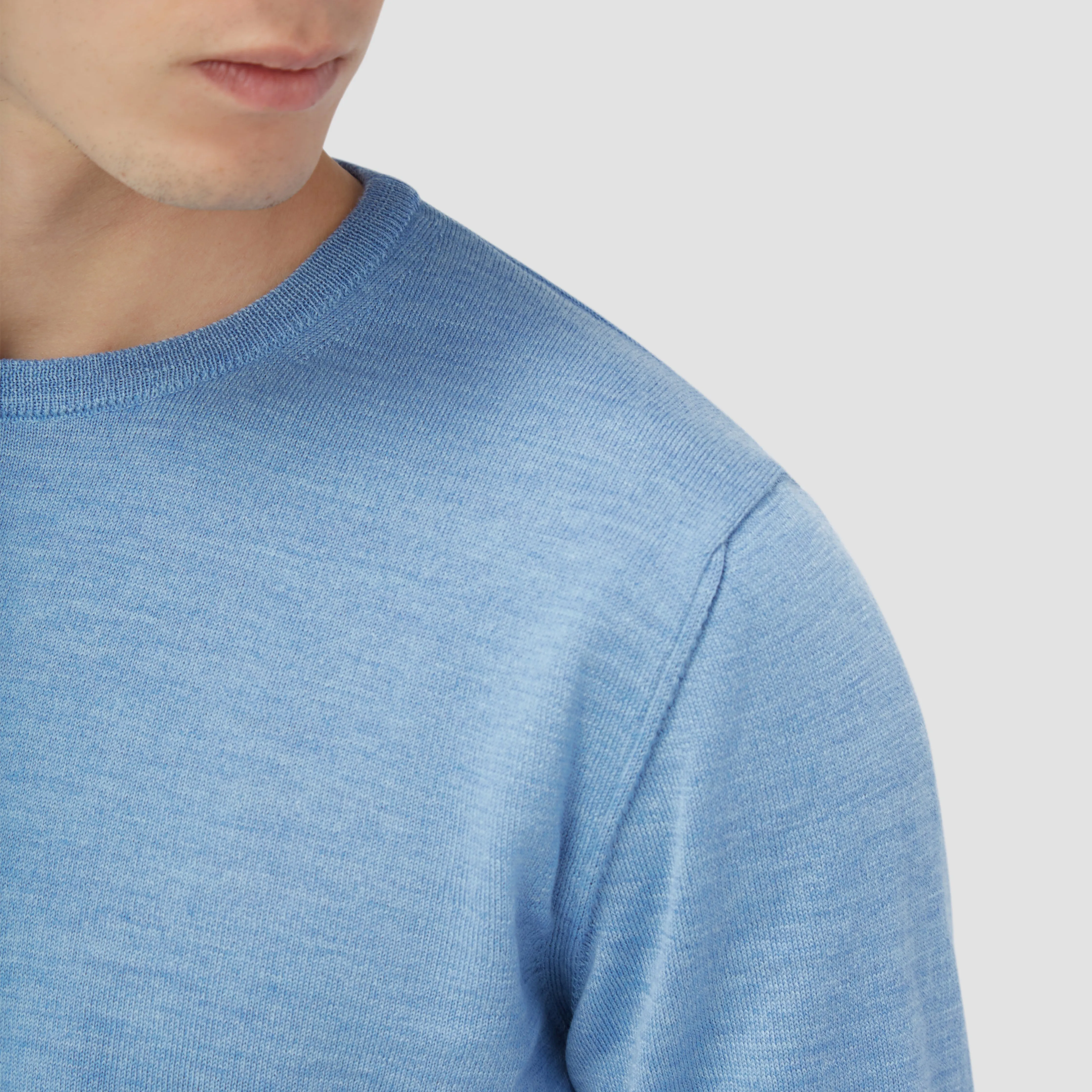 Scott Crew Neck Super Merino Sweater