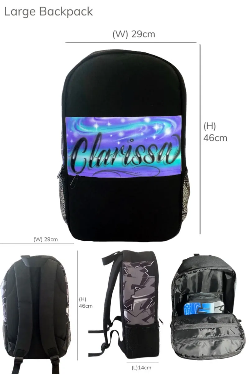 Script Swirl Style Backpack (2)