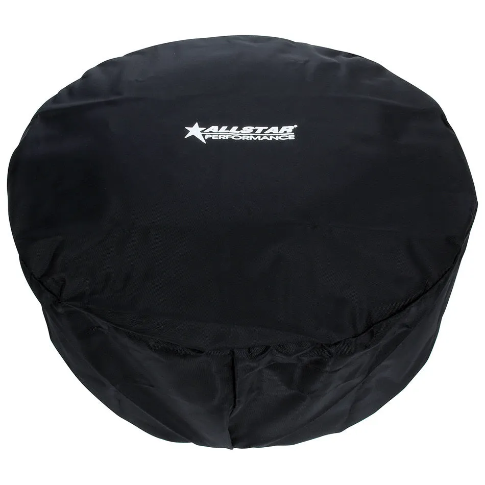 Scrub Bag - Water Repellent Cover - 14 in OD - 3 to 6 in Tall - Top Cover - Allstar Logo - Polyester - Black - 14 in Washable Filters - Each