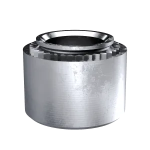 Self-Clinching Nut Component, Steel, Zinc, Metric, M4x0.7 x 1, 100 Pack