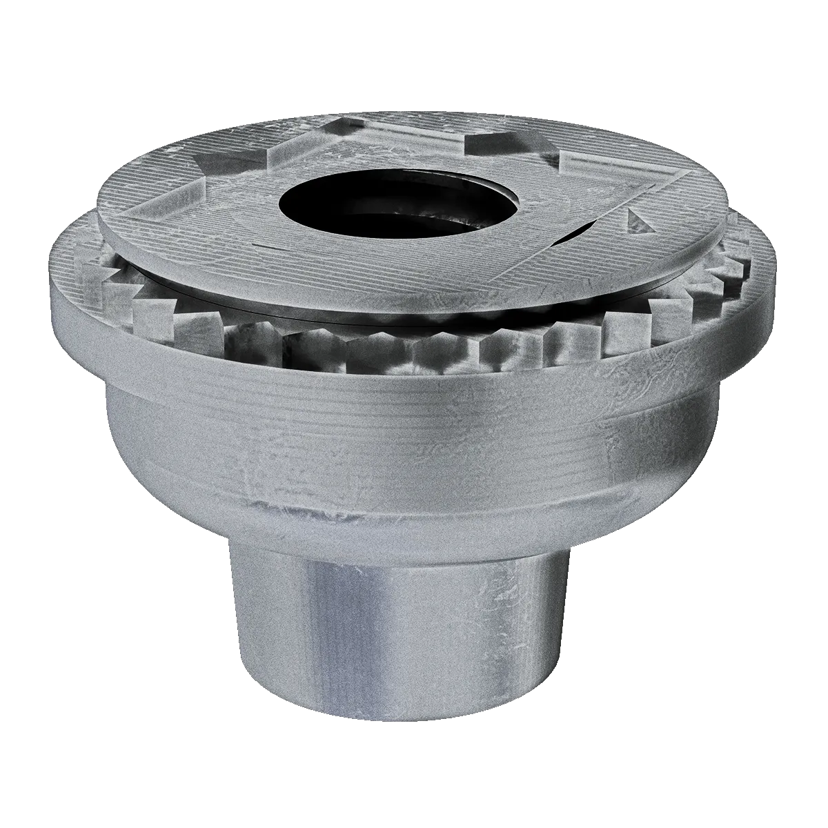 Self-Clinching Nut, Floating-Locking, 300 Series Stainless Steel, Passivated, 10-24 x 1, 100 Pack