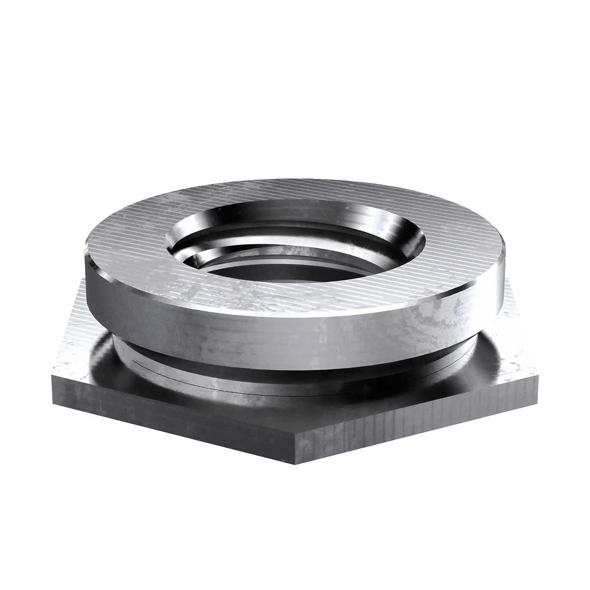 Self-Clinching Nut, Flush, 300 Series Stainless Steel, Passivated, Metric, M2.5x0.5 x 2, 100 Pack