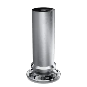 Self-Clinching Pin, 300 Series Stainless Steel, Passivated, 0.207 x 0.875, 100 Pack