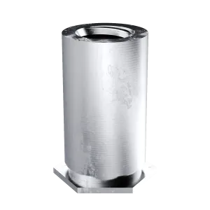 Self-Clinching Standoff, Blind Threaded for SS Sheets, 400 Series Stainless Steel, Passivated, 6-32 x 0.750, Hole Dia.: 0.213, 100 Pack