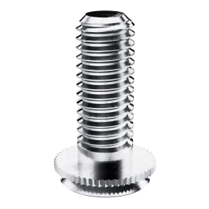 Self-Clinching Stud, Concealed Head, 300 Series Stainless Steel, Passivated, M3x0.5 x 20, Sheet Thick.: 1.6, 100 Pack