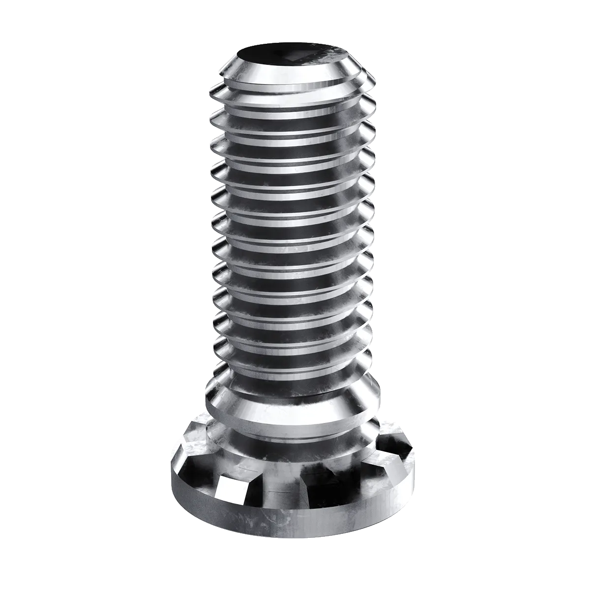 Self-Clinching Stud, High Torque, 300 Series Stainless Steel, Passivated, M6x1.0 x 50, 50 Pack