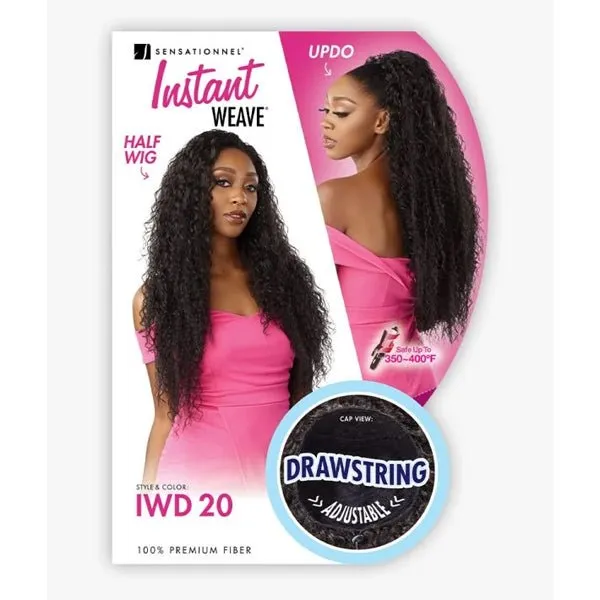 Sensationnel Synthetic Half Wig Instant Weave Drawstring Cap - IWD 20
