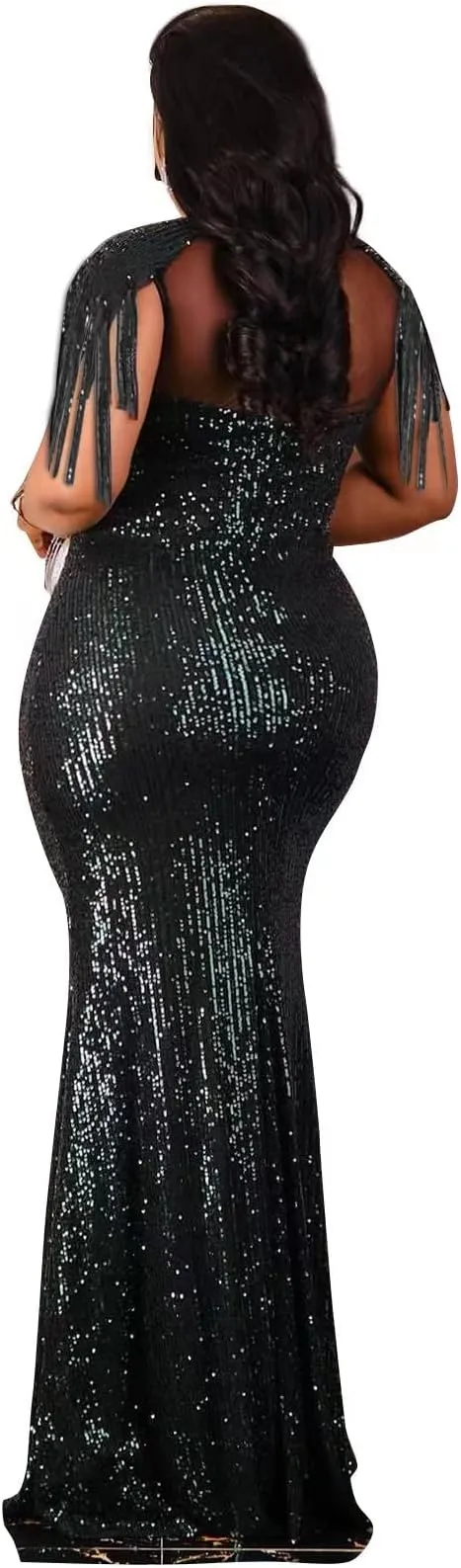 Sequin Tassel Mesh Party Cocktail
