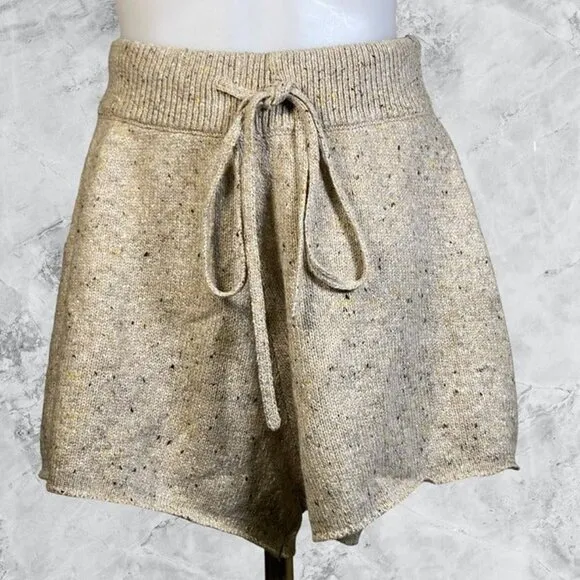 Shona Joy Noelle Drawstring Short - Oatmeal