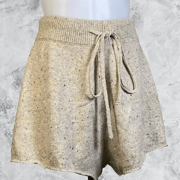 Shona Joy Noelle Drawstring Short - Oatmeal