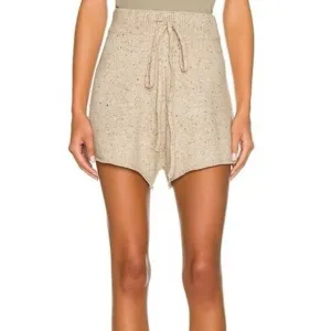 Shona Joy Noelle Drawstring Short - Oatmeal