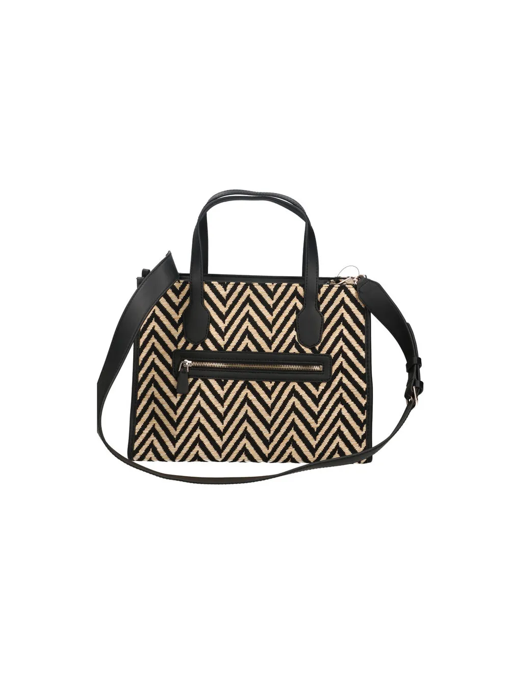 Silvana 2 Compartment Tote - Black