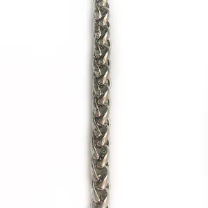Silver Russian Braid Chain by the Inch (#3047)