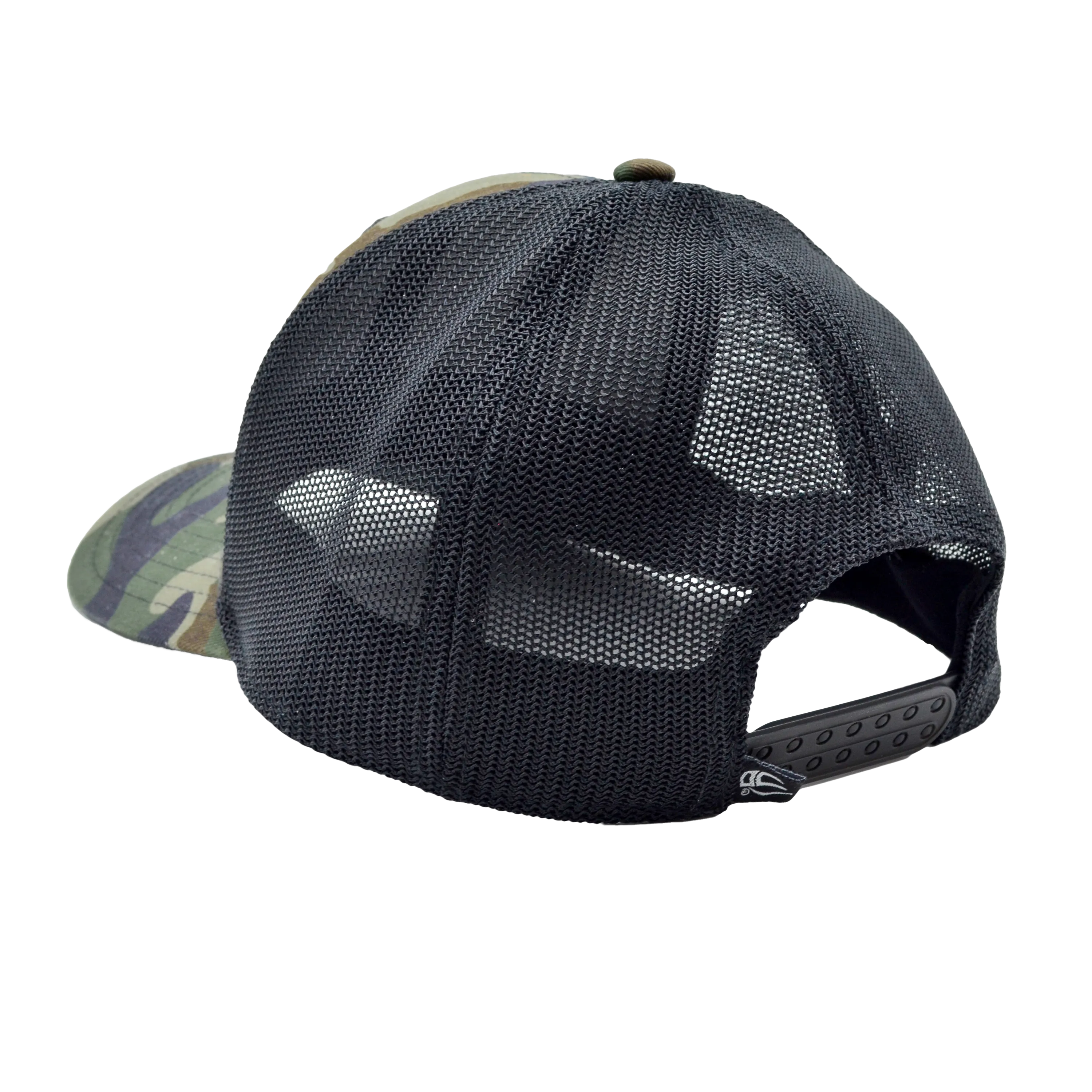 Six Panel Mesh Back Deer Slogan Hat