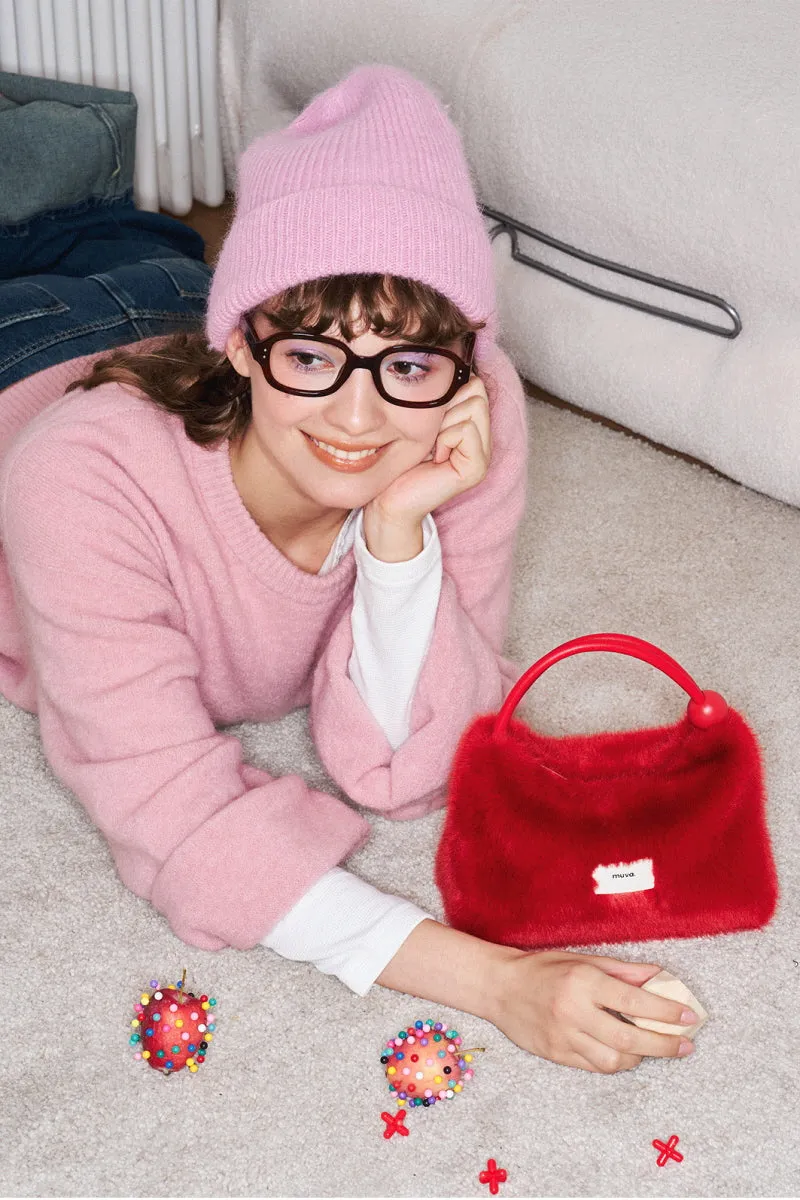 Slouchy Plush Cute Tote Bag