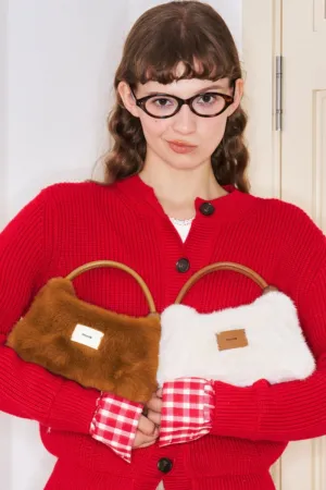 Slouchy Plush Cute Tote Bag