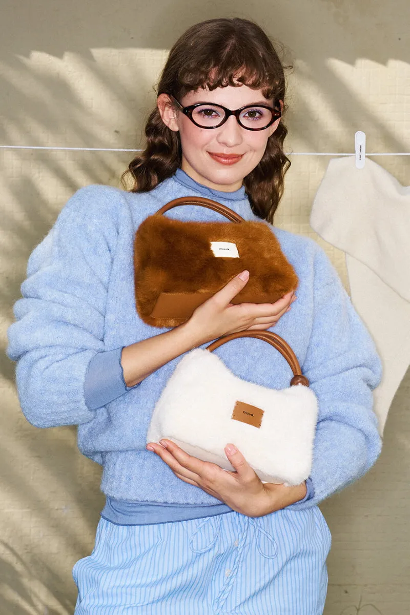 Slouchy Plush Cute Tote Bag