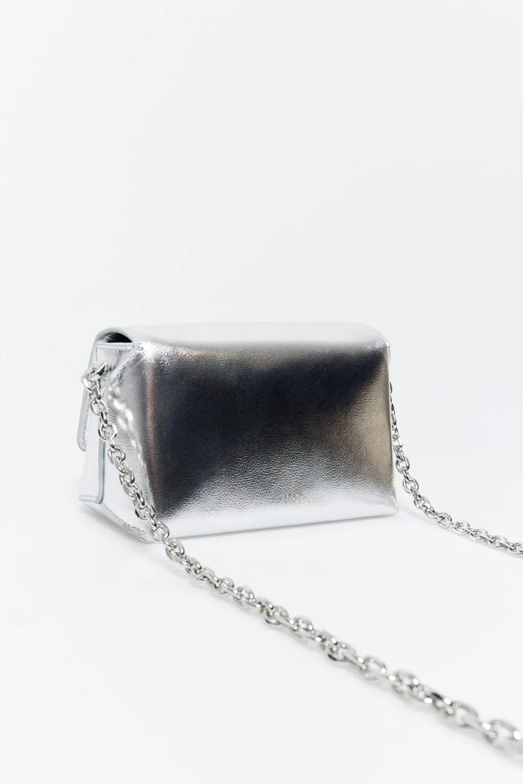 Small Rigid Crossbody - Silver