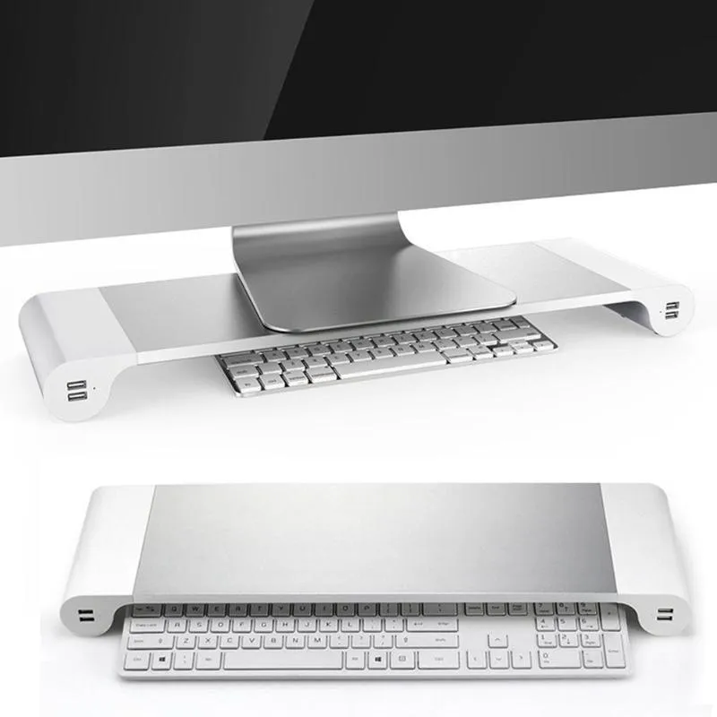 Smart Base Computer Stand with USB Ports