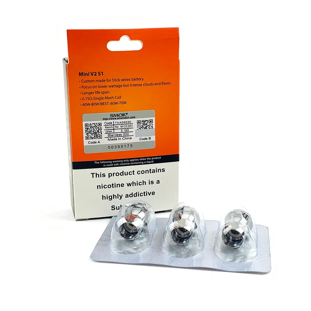 Smok TFV Mini - V2 S1 Coil - 0.15 (3pk)