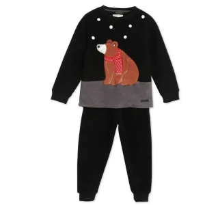 Solid Applique Winter Nightsuit
