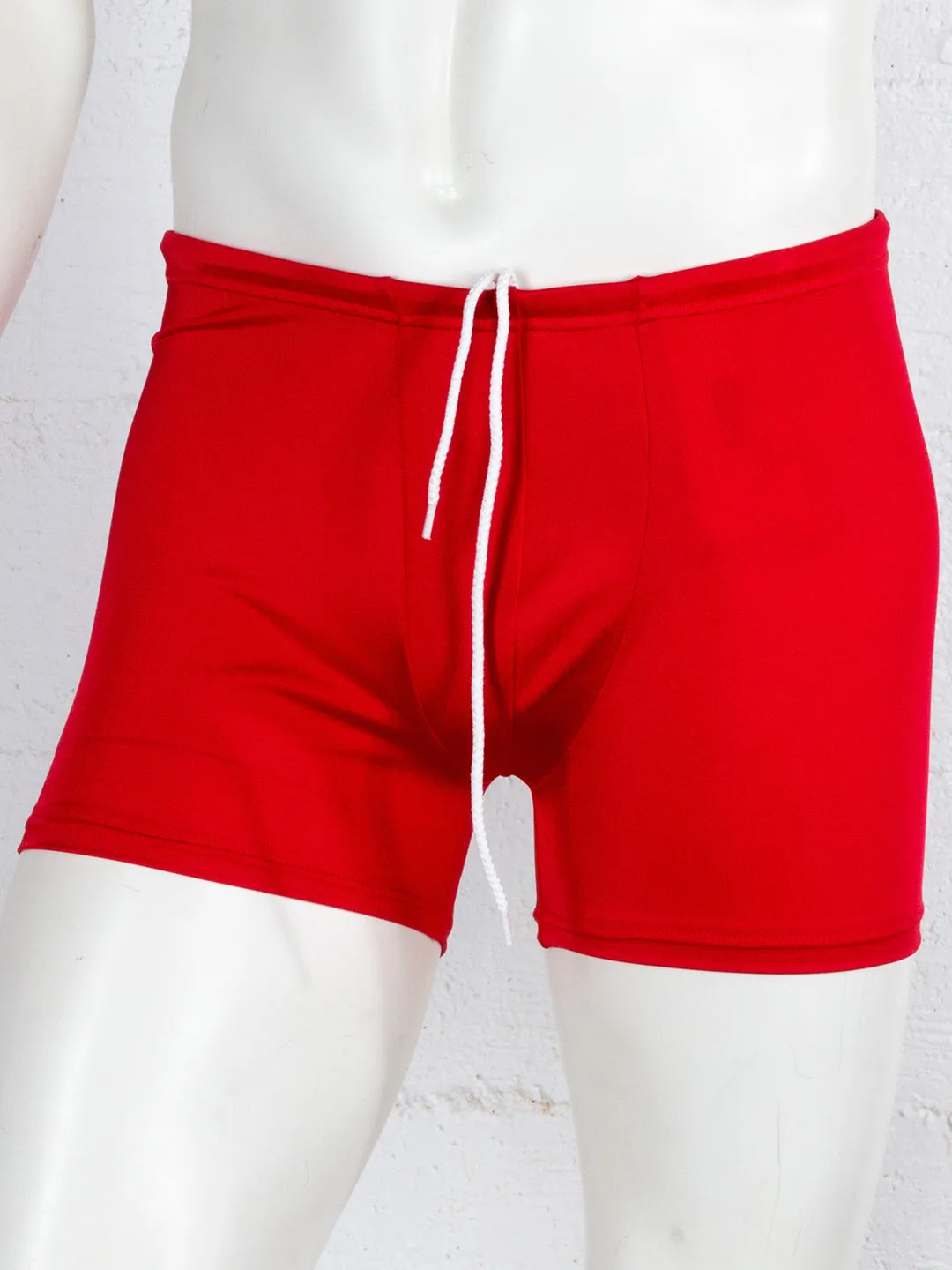 Solid Colour Drawstring Boxer