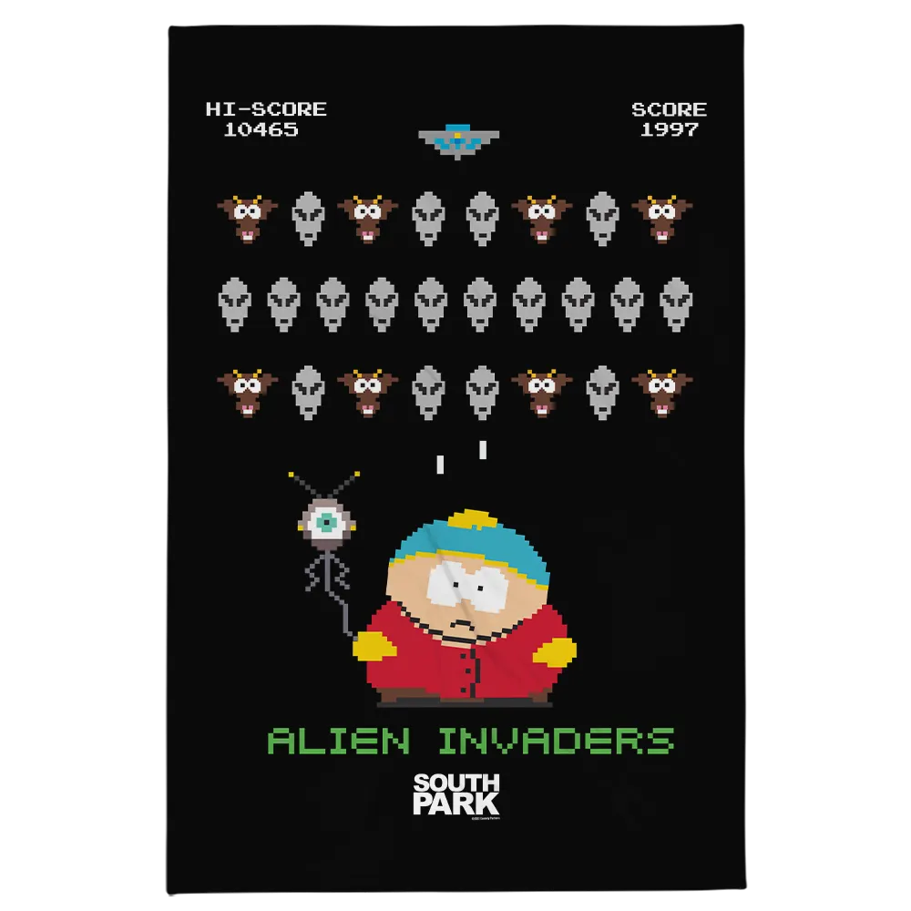 South Park Alien Invaders Fleece Blanket