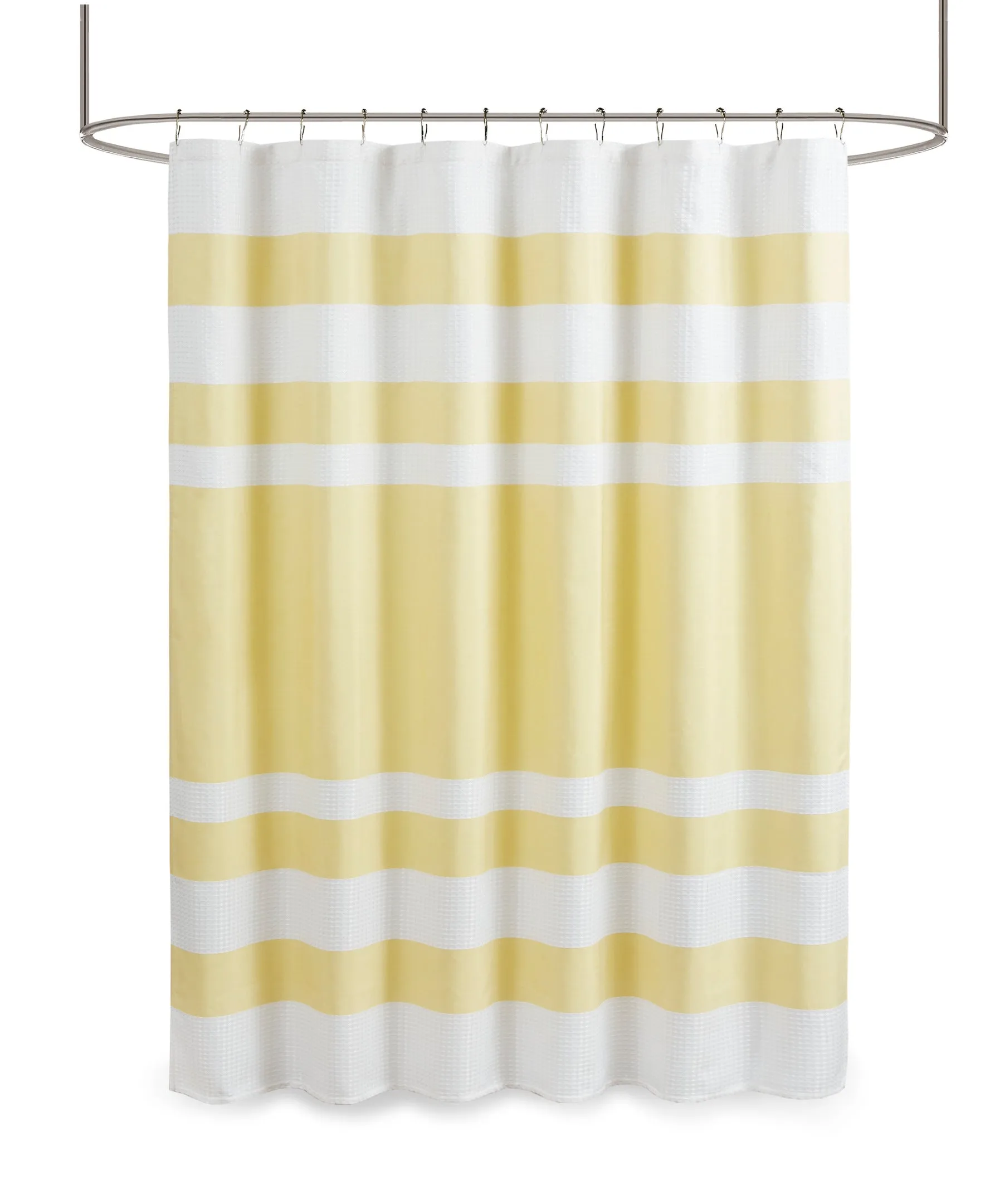 Spa Waffle Shower Curtain with 3M Treatment