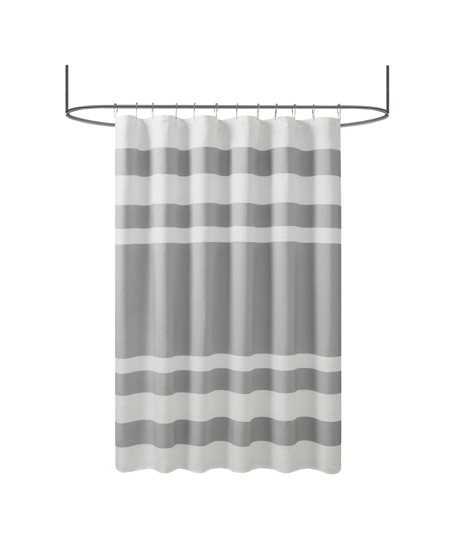 Spa Waffle Shower Curtain with 3M Treatment