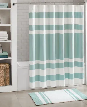 Spa Waffle Shower Curtain with 3M Treatment