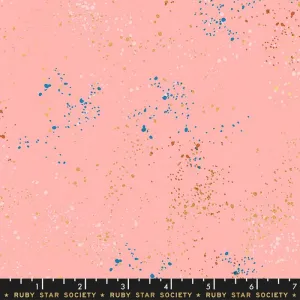 Speckled Metallic by Ruby Star Society for Moda Fabrics CANDY PINK