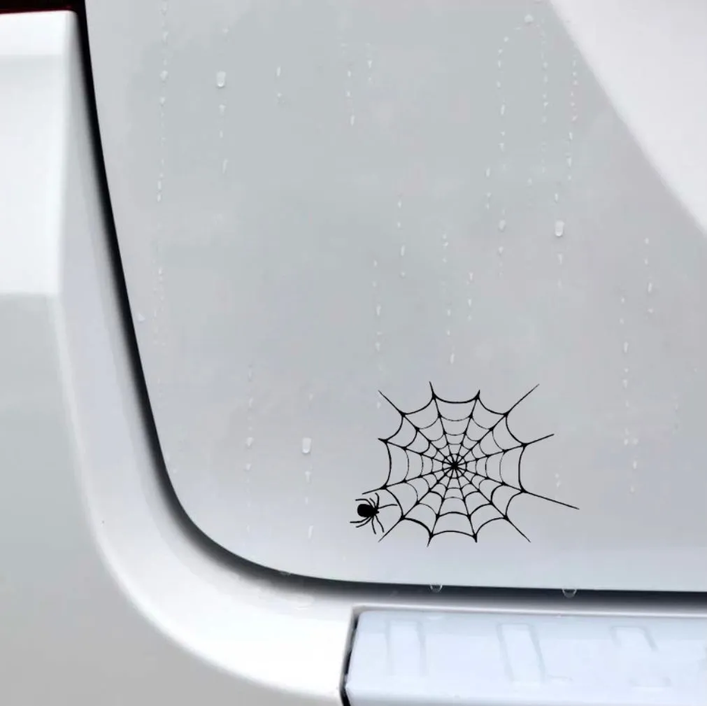 Spiderweb Car Sticker