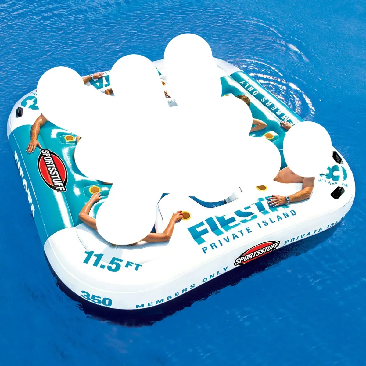 Sportsstuff - Fiesta Island Inflatable (8 Person Lounge)