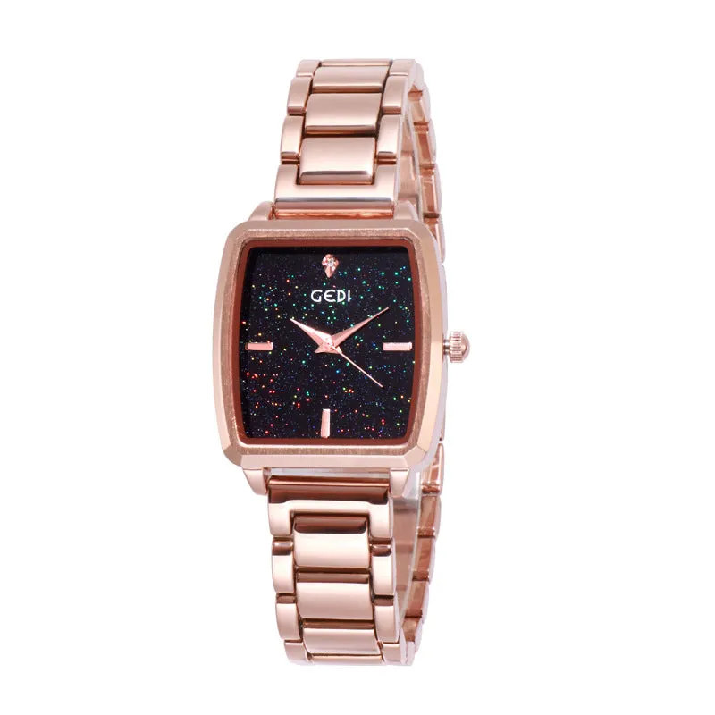 Square Starry Dial Women's Watch