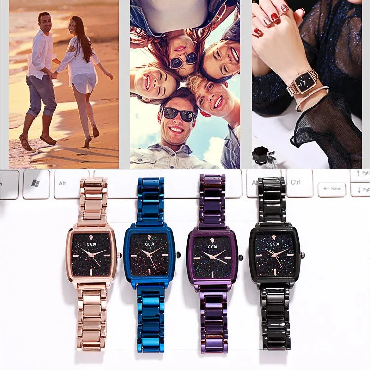 Square Starry Dial Women's Watch
