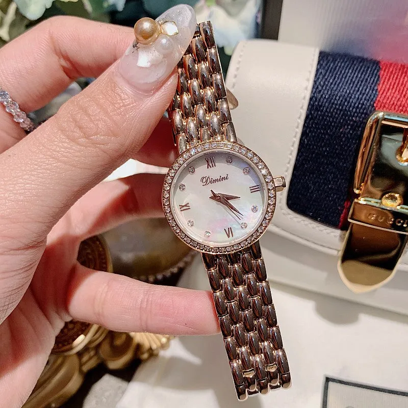 Stainless Steel Thin Strap Women's Watch