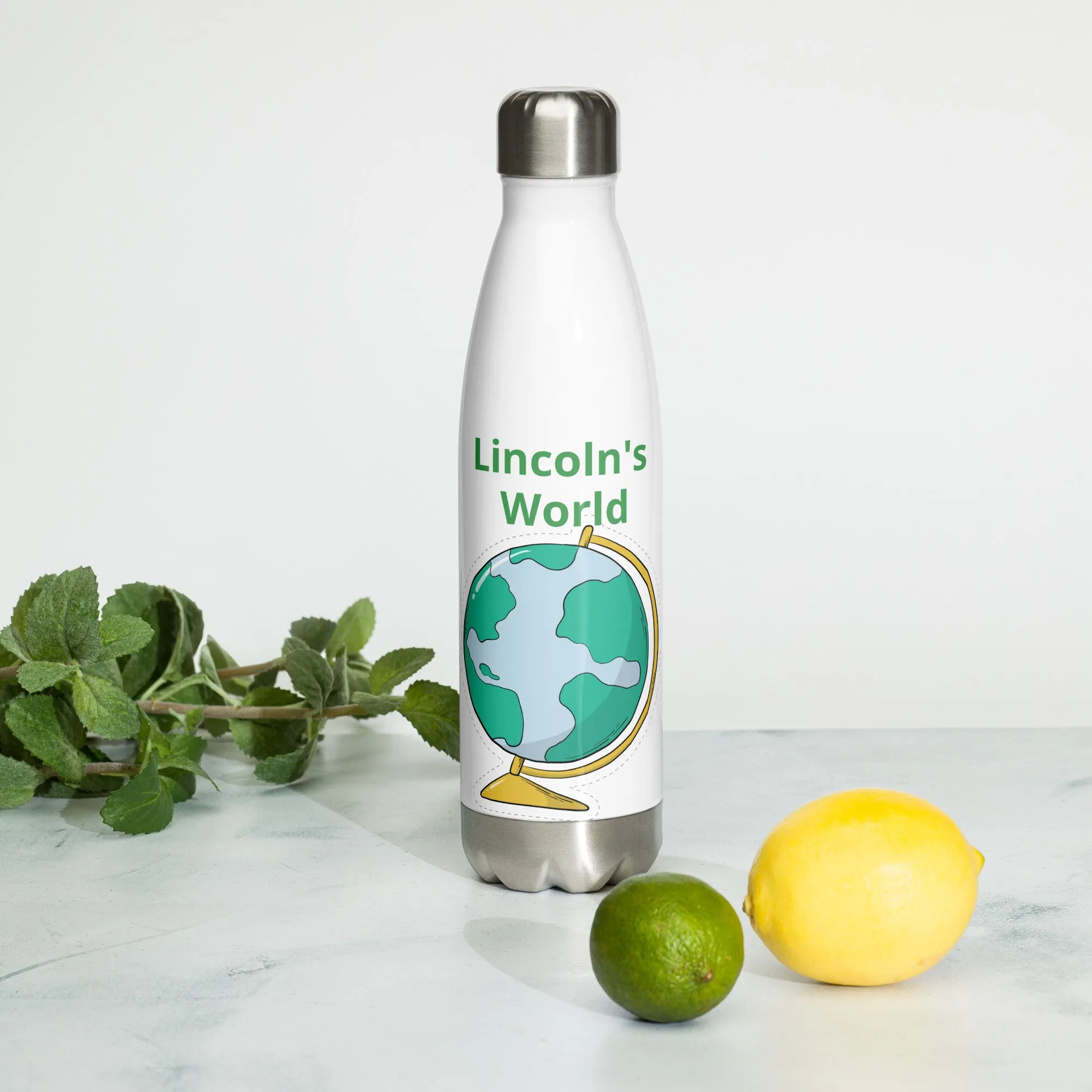 Stainless Steel Water Bottle, Back To School, Customized, Hot/Cold, Gift