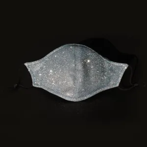 Star Date Metallic Mask - Blue