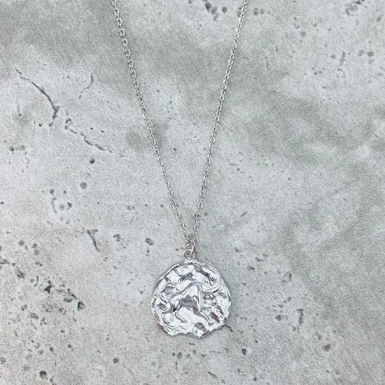 Star Sign Coin Necklace - Taurus