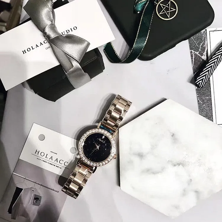 Starry Stainless Steel Strap Women's Watch