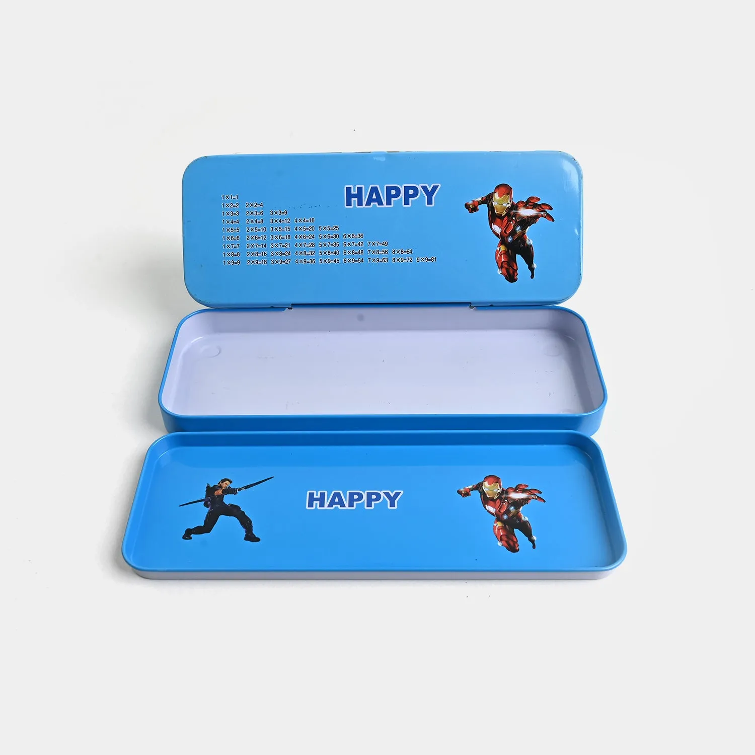 Stationary Pencil Box Metal for Kids