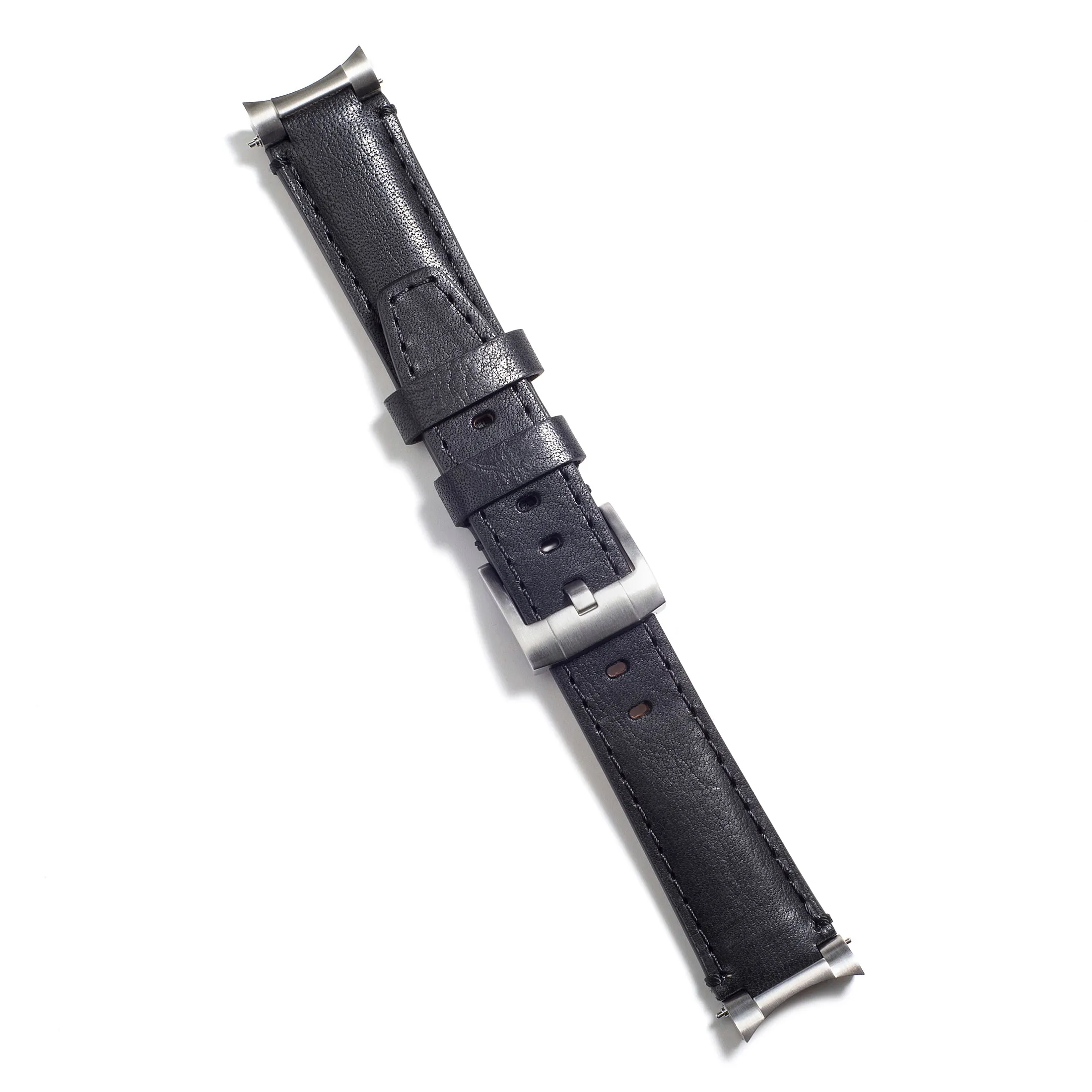 Steel End Link Leather Strap System for the Rolex Sub Ceramic No-Date