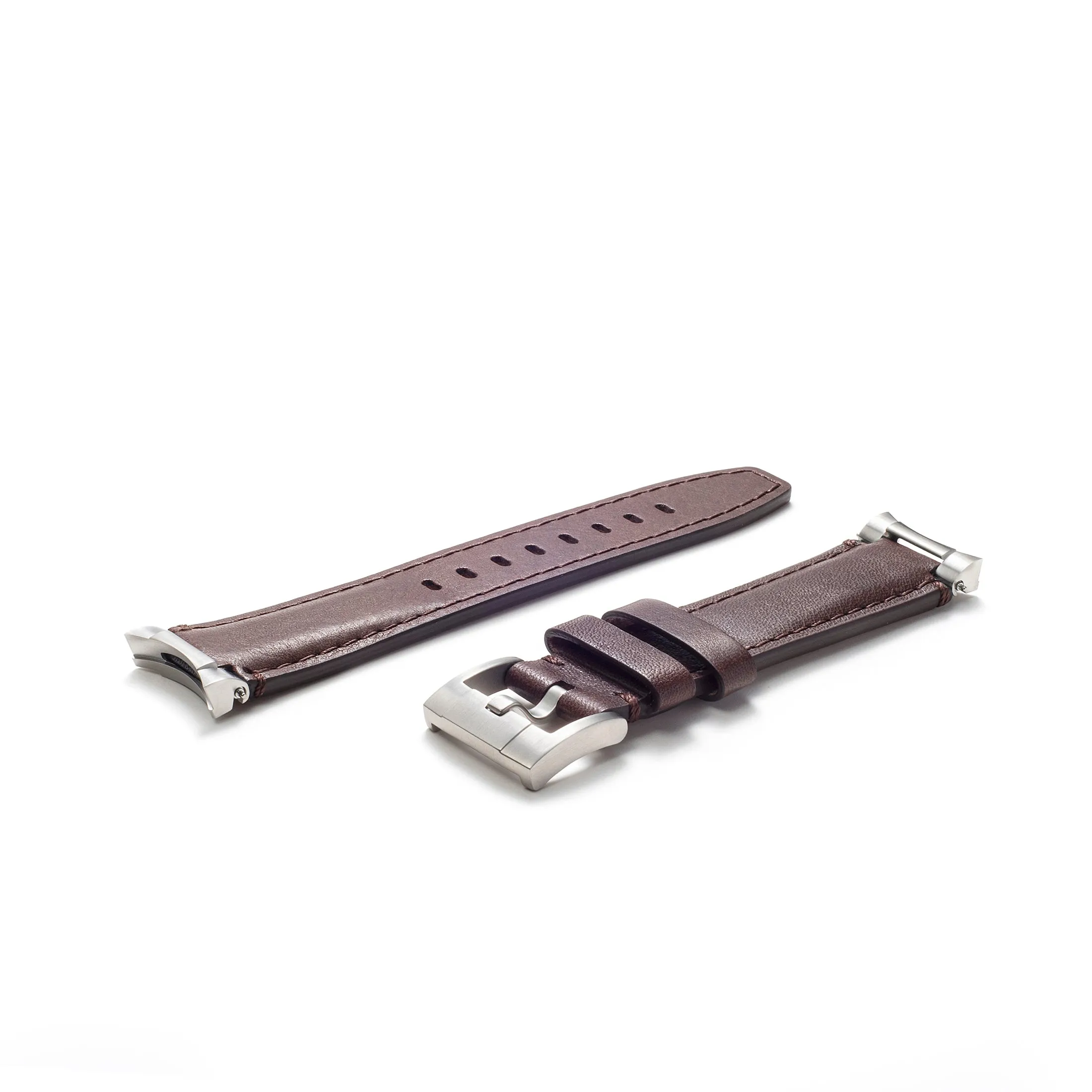 Steel End Link Leather Strap System for the Rolex Sub Ceramic No-Date