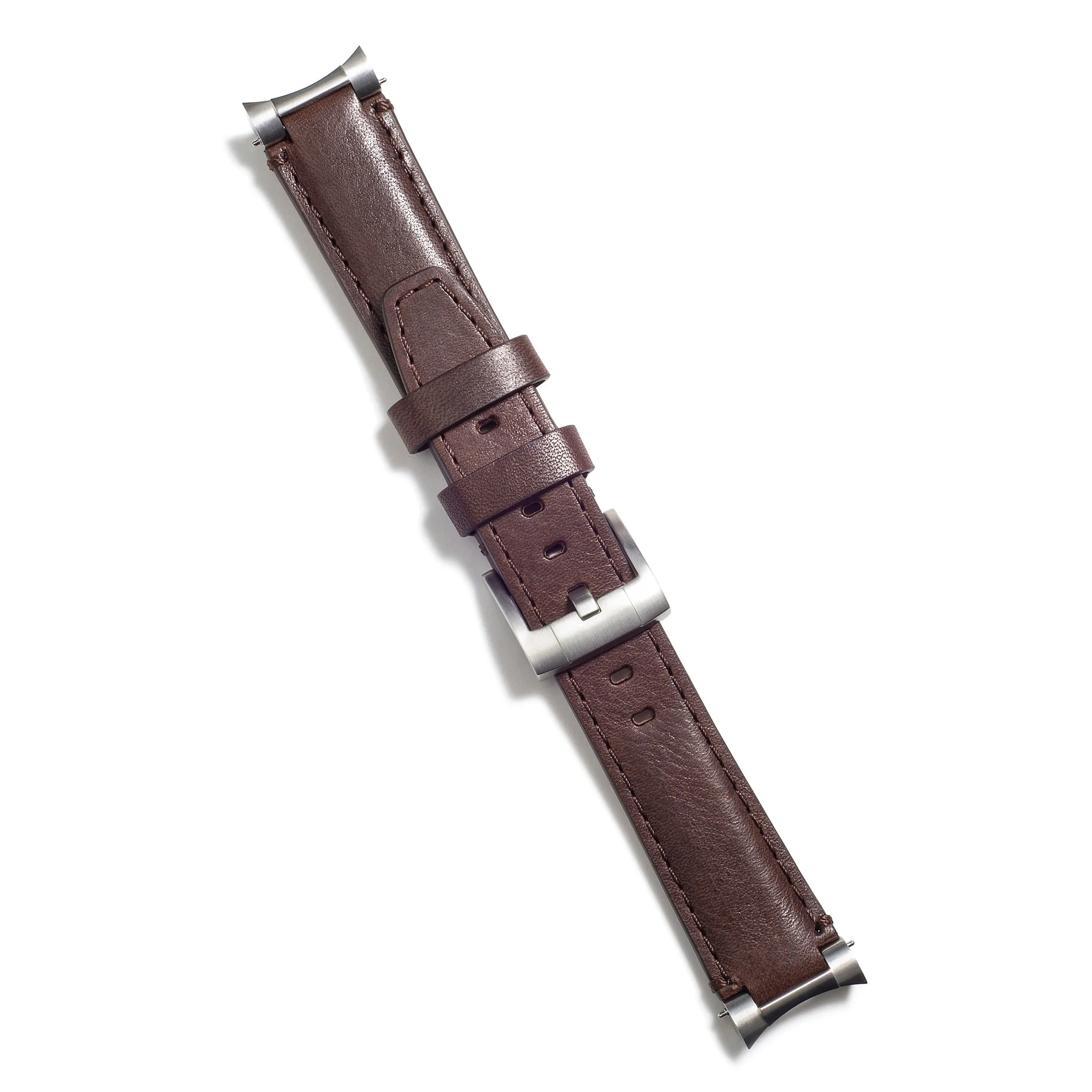 Steel End Link Leather Strap System for the Rolex Sub Ceramic No-Date