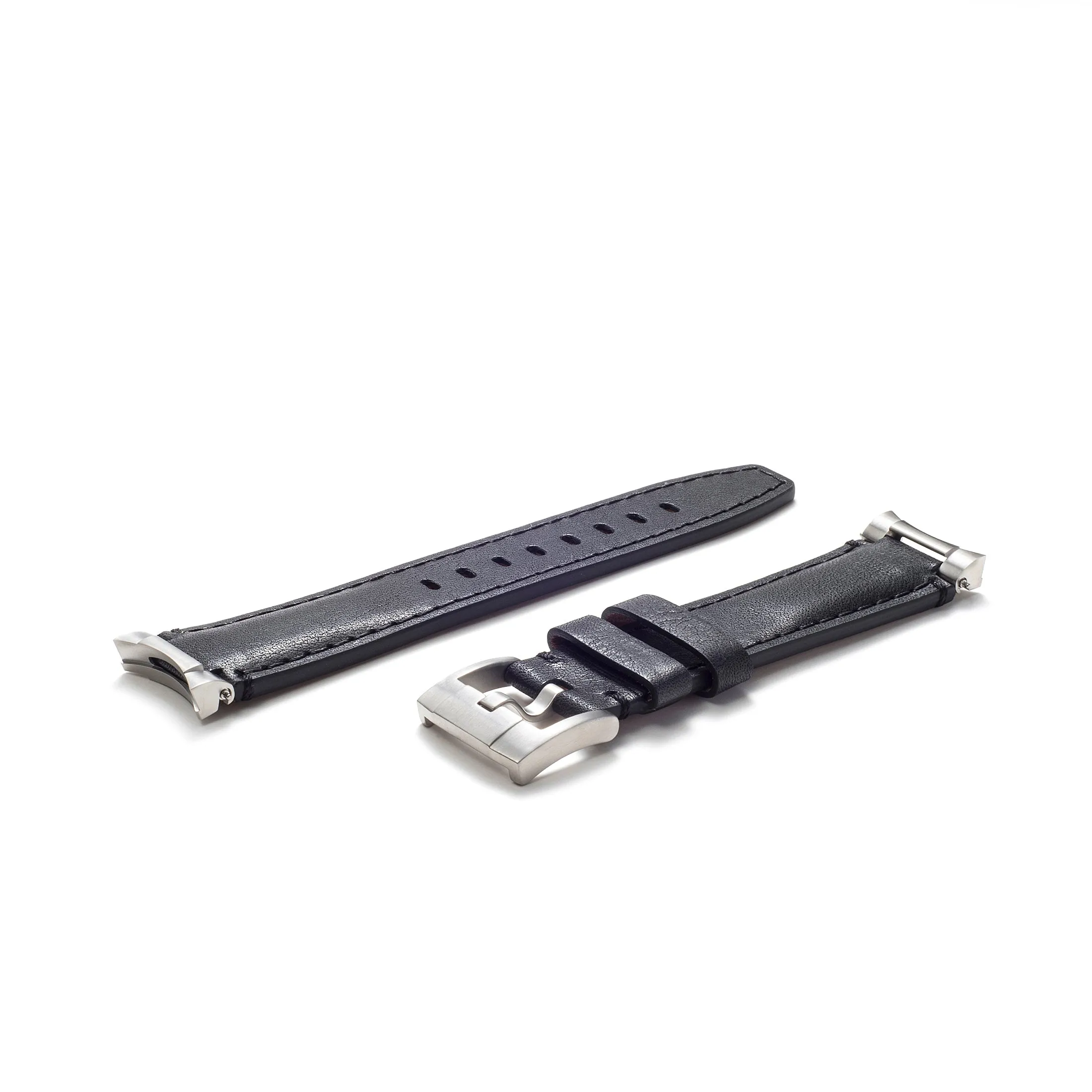 Steel End Link Leather Strap System for the Rolex Sub Ceramic No-Date