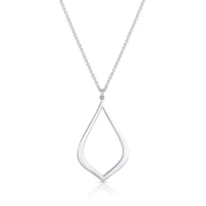Sterling Silver Teardrop Pendant Necklace