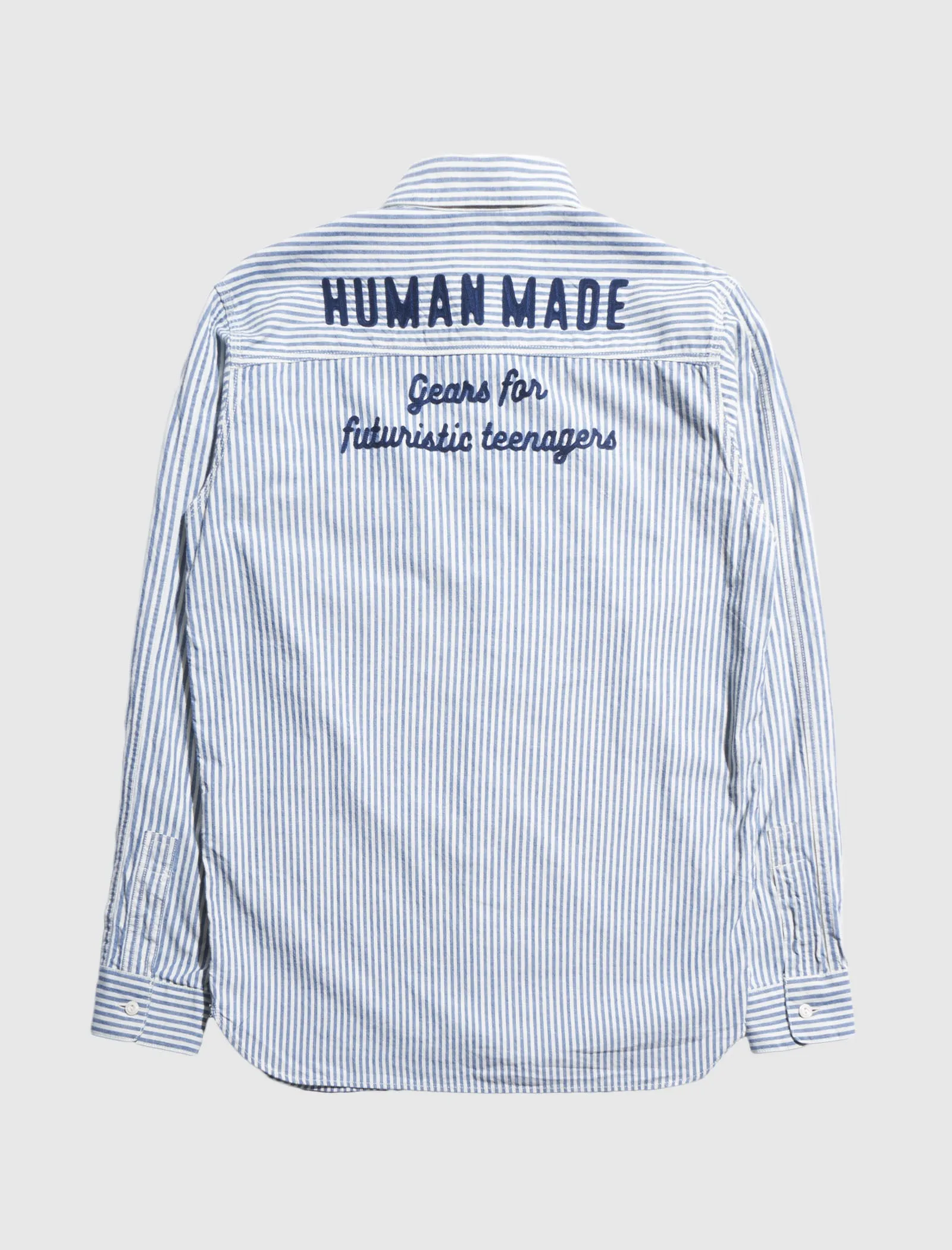 STRIPED WORK LONG SLEEVE SHIRT